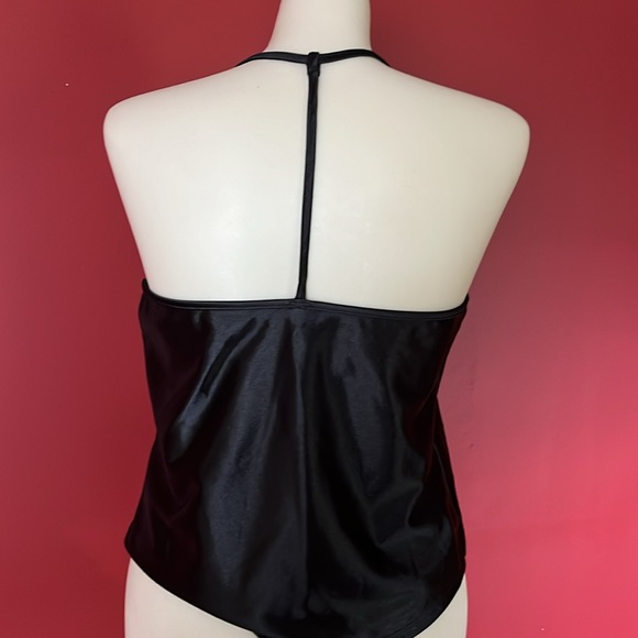 New Wild Fable black satin spaghetti strap top - Picture 15 of 15